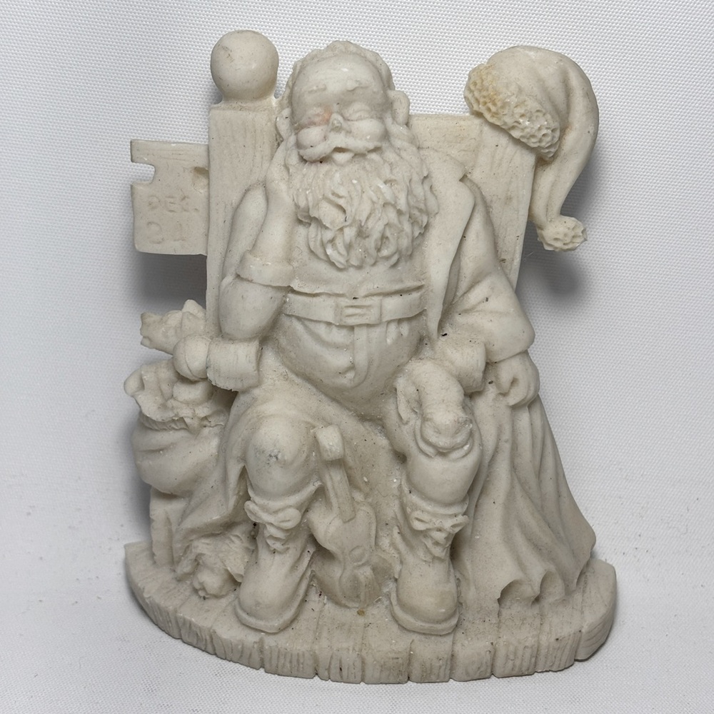 Ready to Paint Santa the Night Before Christmas Figure Scene Craft 4”x3”